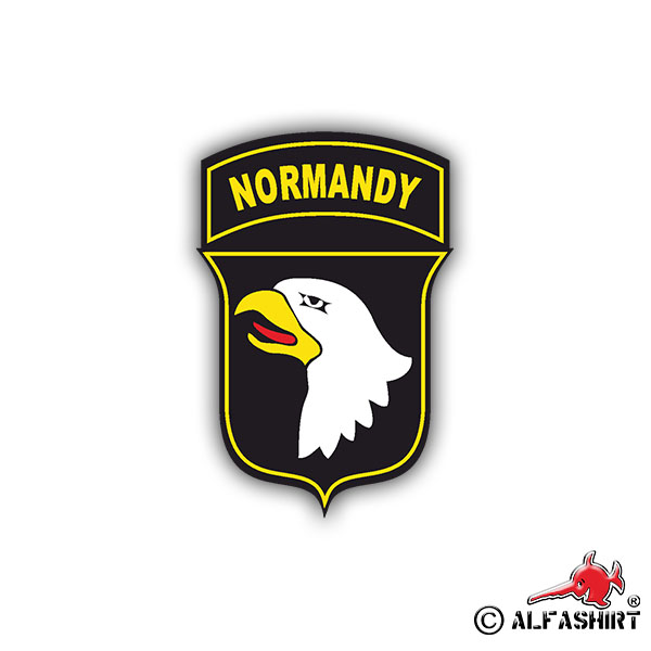 Aufkleber/Sticker Normandy Airborne Luftlande Division Wappen 7x5cm A687