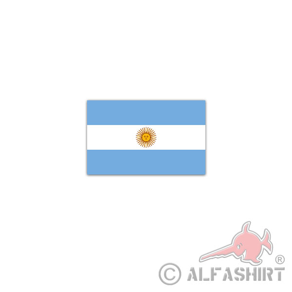 Sticker Argentina Flag República Argentina Spanish 11x7cm A2931
