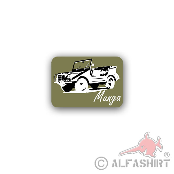 Aufkleber/Sticker Munga Oldtimer Mehrzweck Universal Ingolstadt 10x7cm A3089