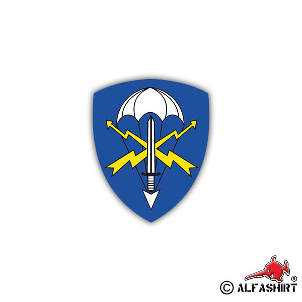Aufkleber/Sticker KSK Fernmeldekompanie BW Abzeichen Spezialeinheit 7x6cm A1259