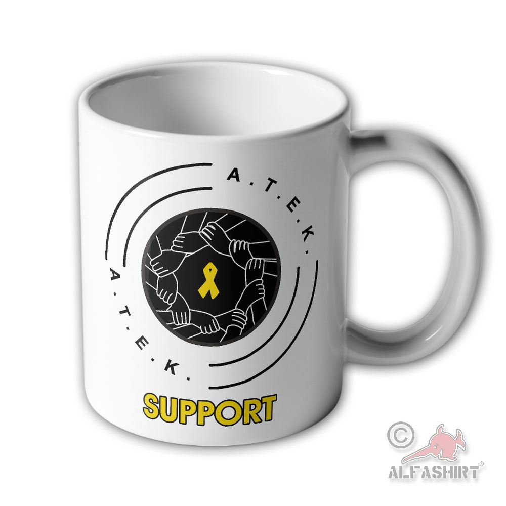 Tasse A.T.E.K. Support Unterstützer Reden Gespräch Seelsorge Einsatz #45469