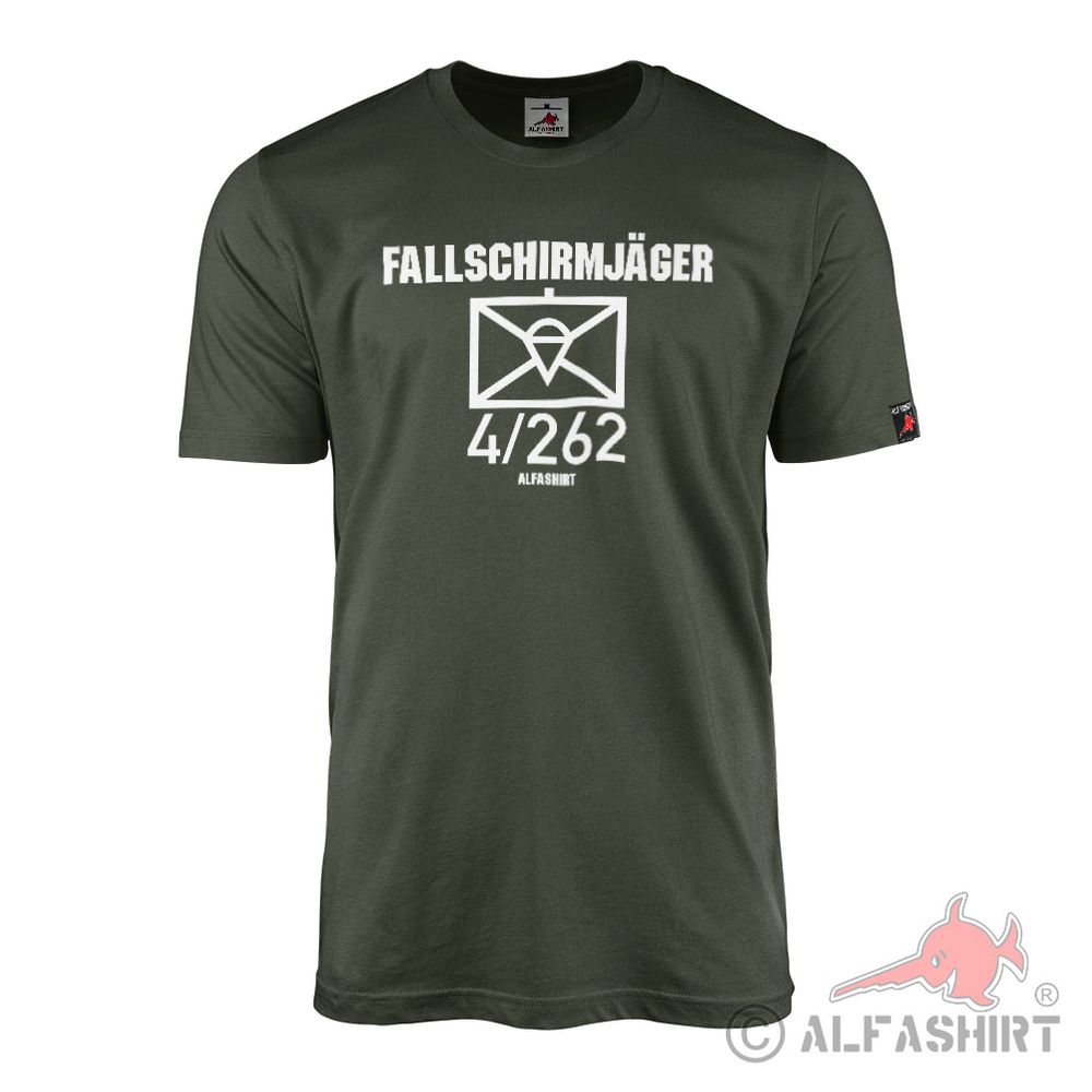 T-shirt tactical sign paratroopers 4 company FschJgBtl 262 #42447