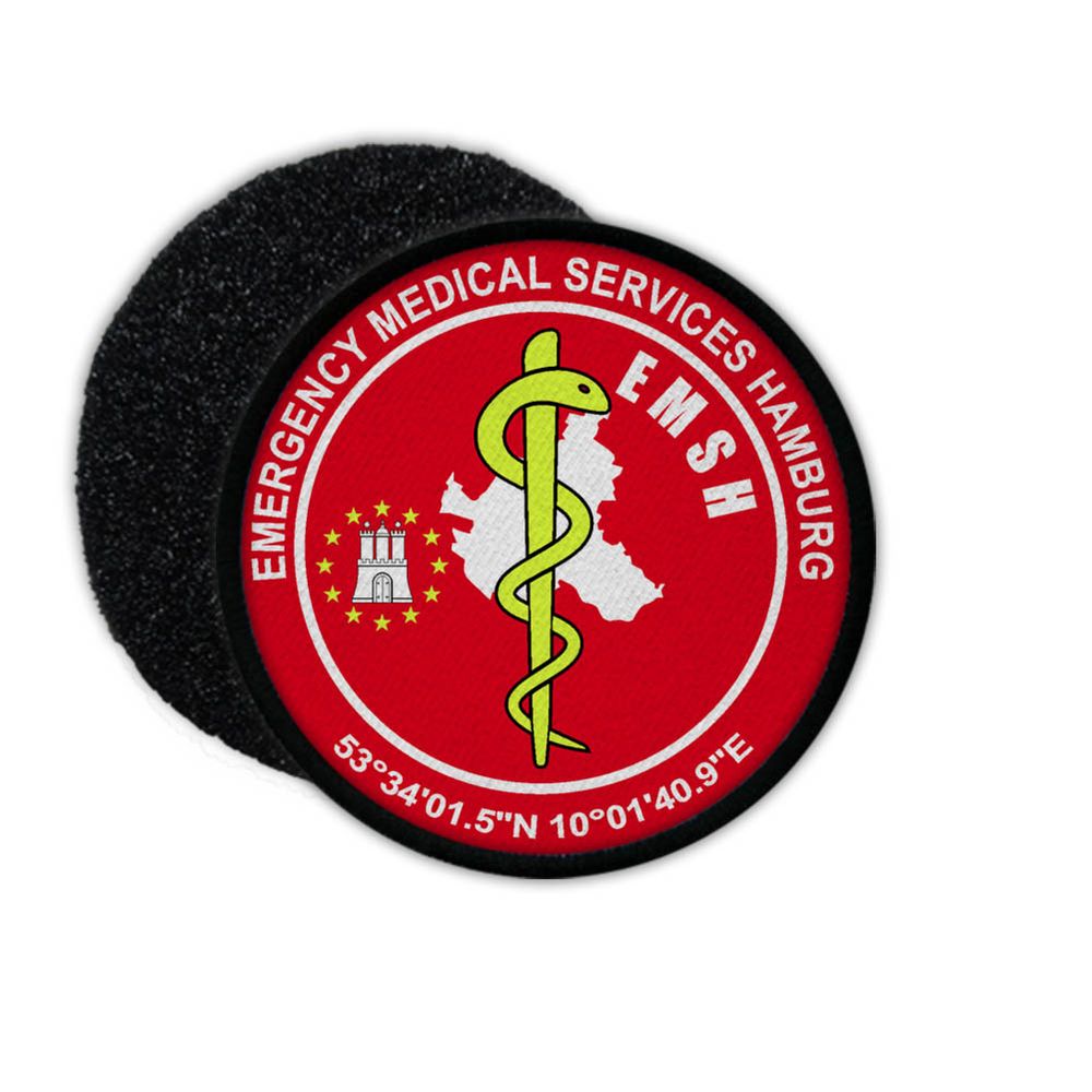 Patch EMSH Rettungsdienst Hamburg Krankenhaus Sanitäter Arzt Doktor #33229