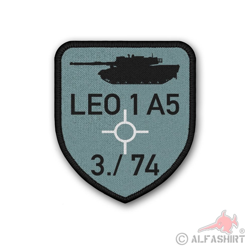 Patch 3 PzBtl 74 Leopard Panzer 1A5 Kompanie Aufnäher  Bundeswehr #40848