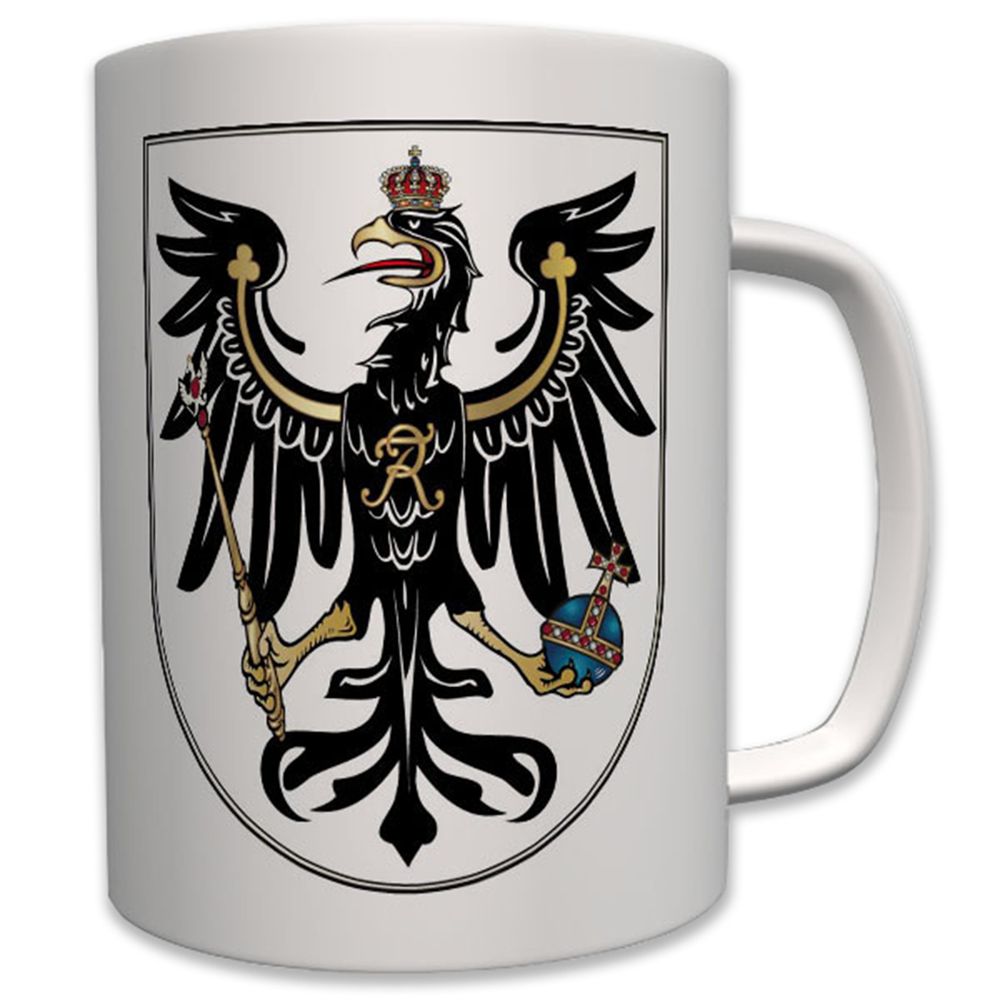 Preußen Adler alt Wk Wh Wappen Abzeichen Emblem- Tasse Becher Kaffee #7391