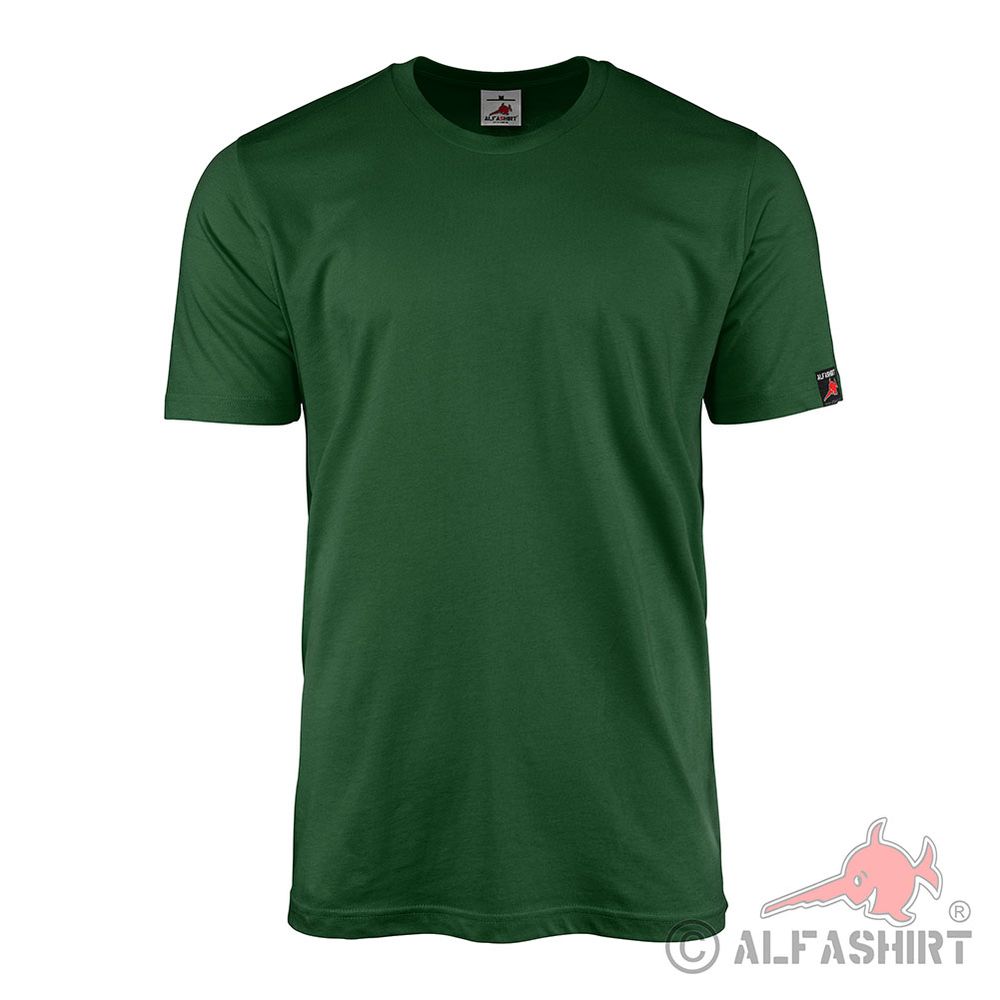 T-Shirt grün Männer Hemd Rundhals 100% Baumwolle 185 g-m² - T Shirt #12825