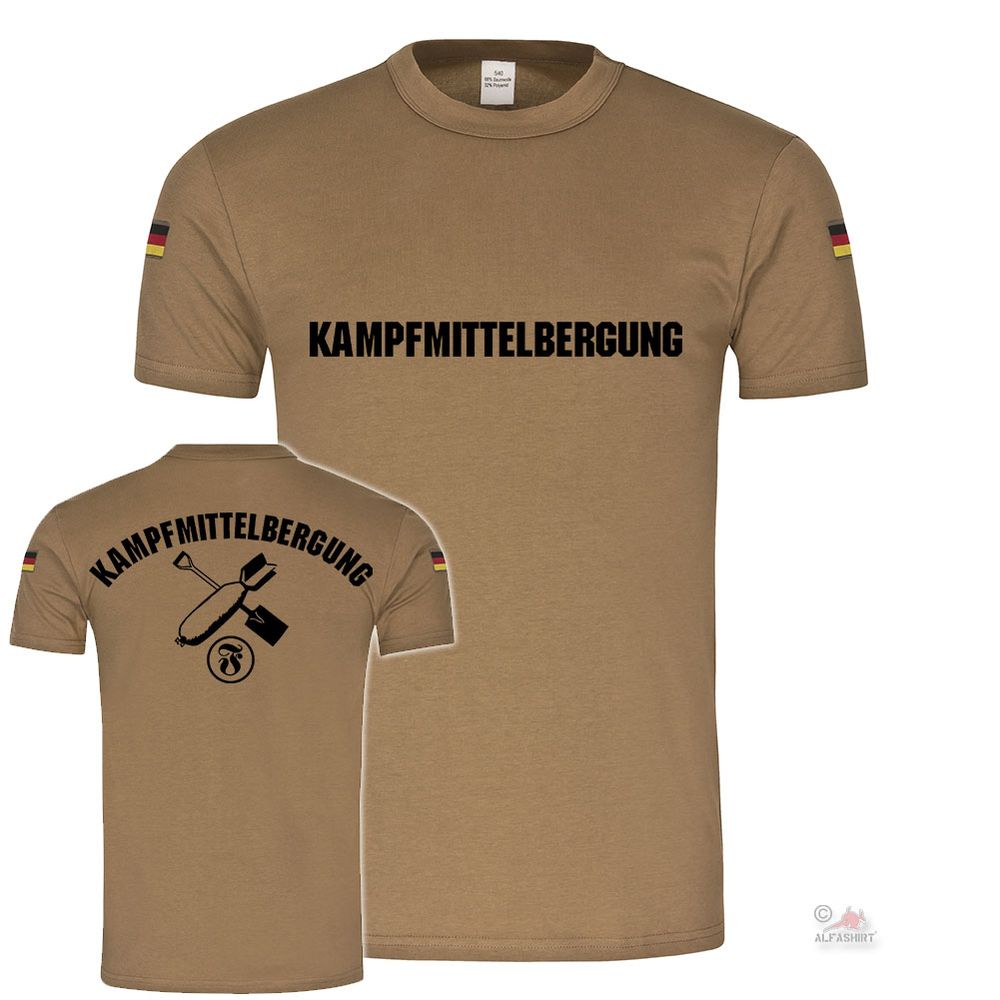 Kampfmittelbergung Bundeswehr Minen Räumdienst Abwehr EOD BW Tropenshirt #20063