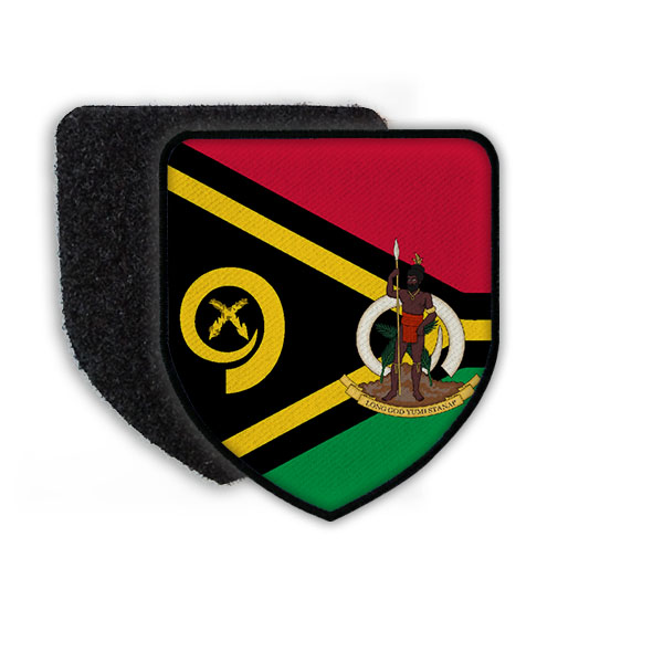 Patch Flag of the Vanuatu Flagge Land Staat Wappen Zeichen Aufnäher #21365