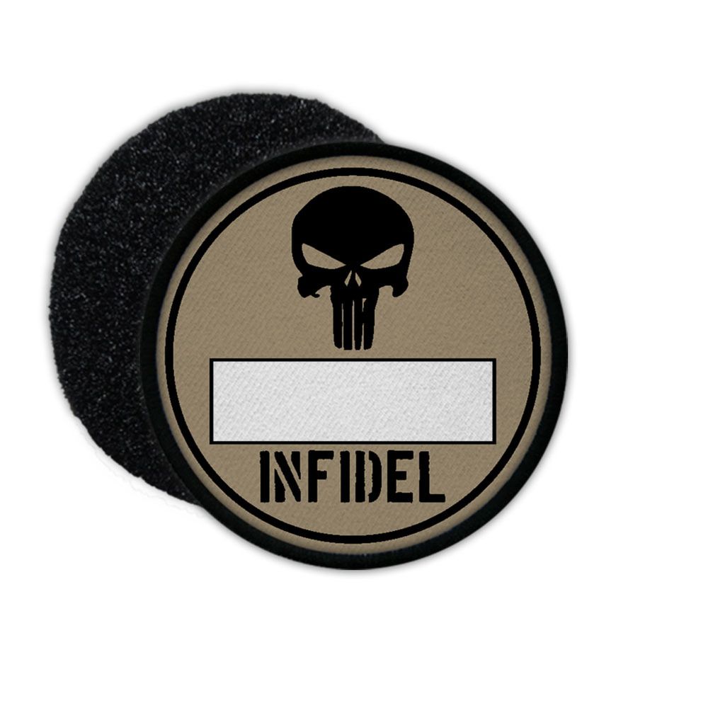 Patch INFIDEL Fahrzeug Umweltplakette ISAF Desert Bundeswehr Veteran #30571