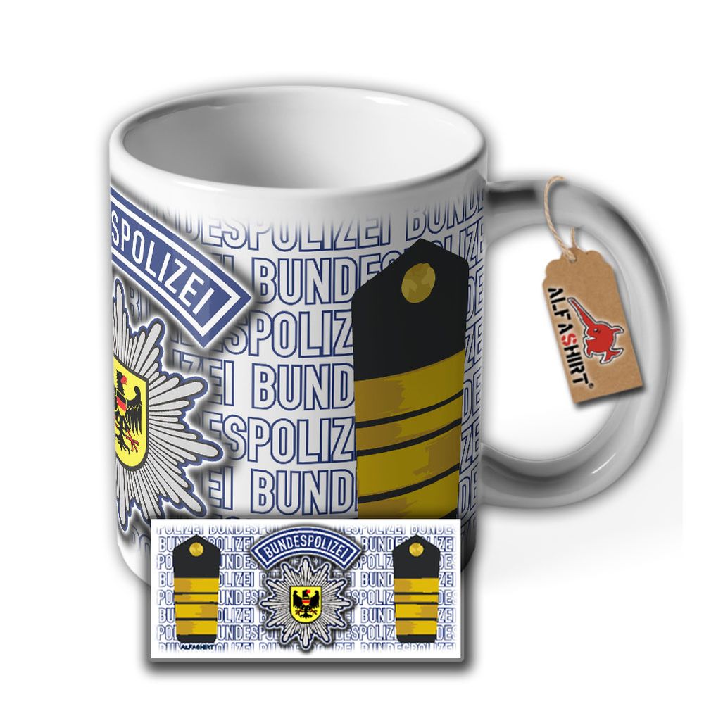 Polizeioberrat See BPOL POR Oberrat Direktionsbereich Küstenwache Tasse #29147