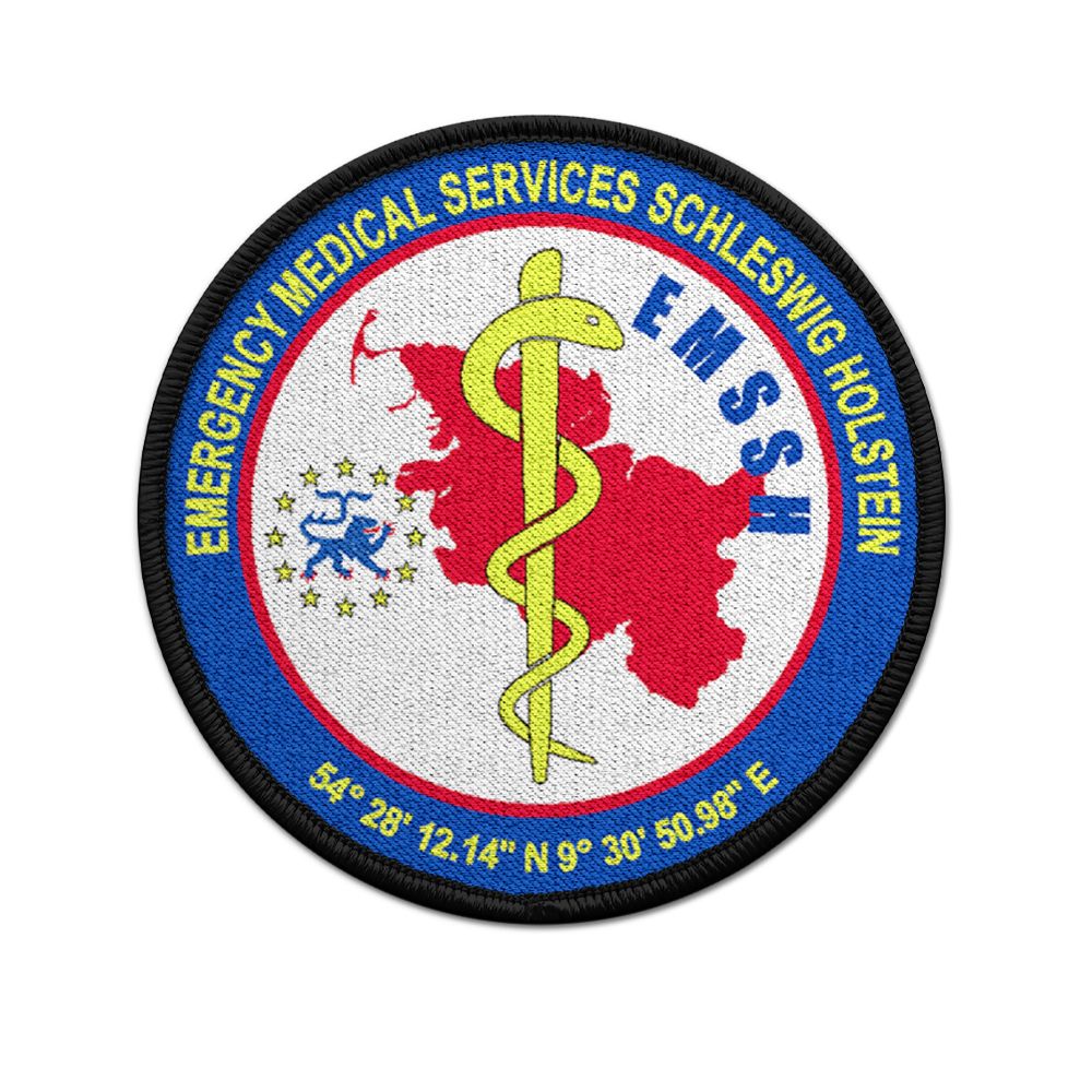 Patch EMSSH ambulance service Schleswig Holstein Lübeck Kiel Nord # 33057