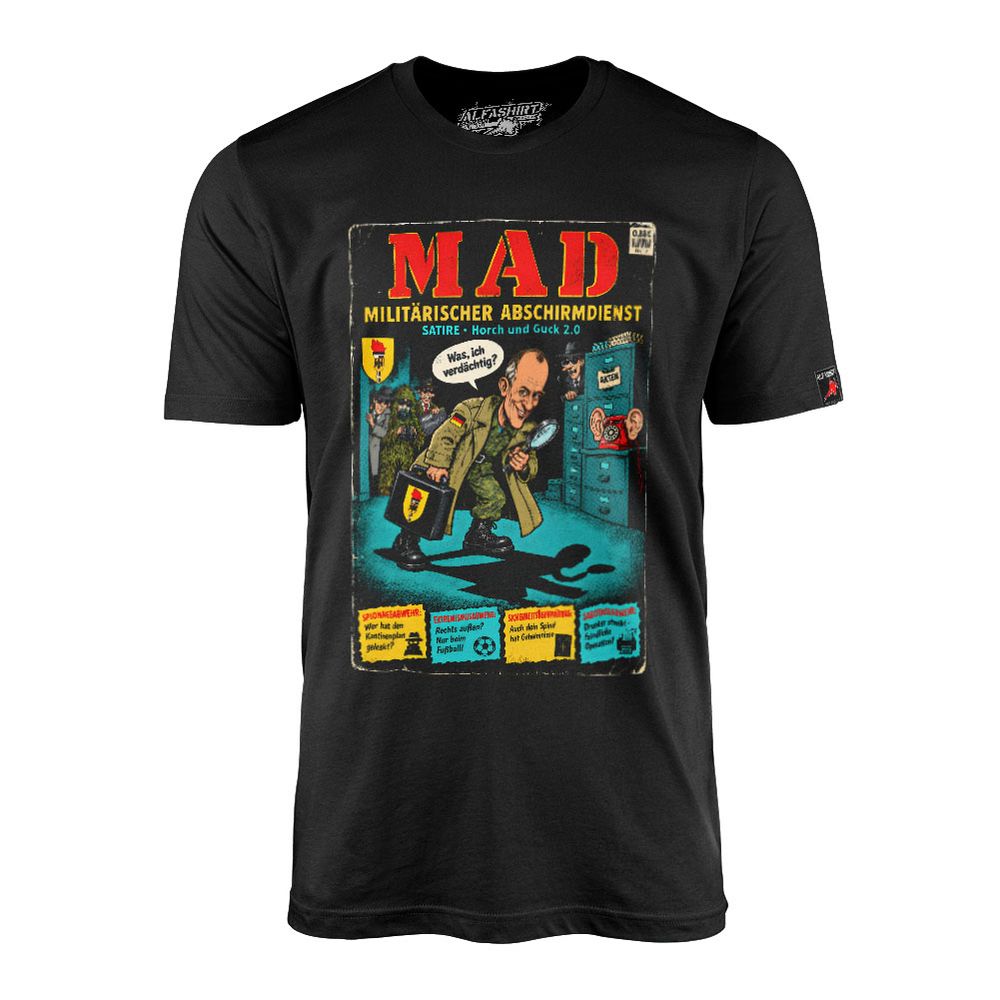 MAD Militärischer Abschirmdienst Bundeswehr Akte T Shirt #48032
