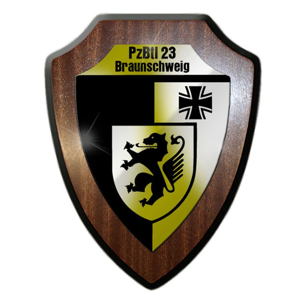 Wappenschild Panzerbataillon 23 Braunschweig PzBtl BW Panzer Roselies #23664