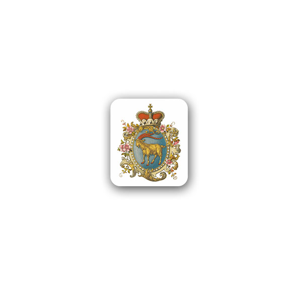 Aufkleber/Sticker Markgrafschaft Istrien Markgrofovija Istra Wappen 6x7cm A3211