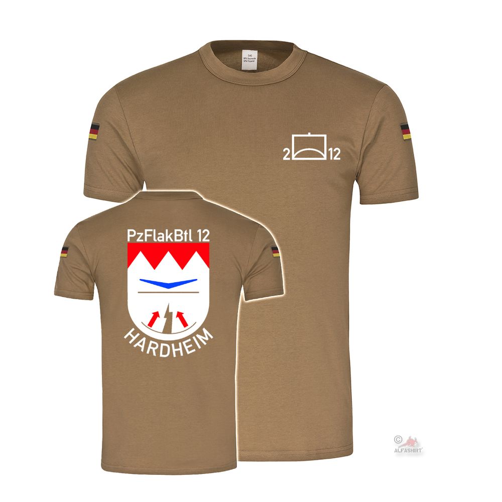 BW Tropen 2 PzFlakBtl 12 Hardheim Panzerflugabwehrkanonenbataillon Wappen #30928