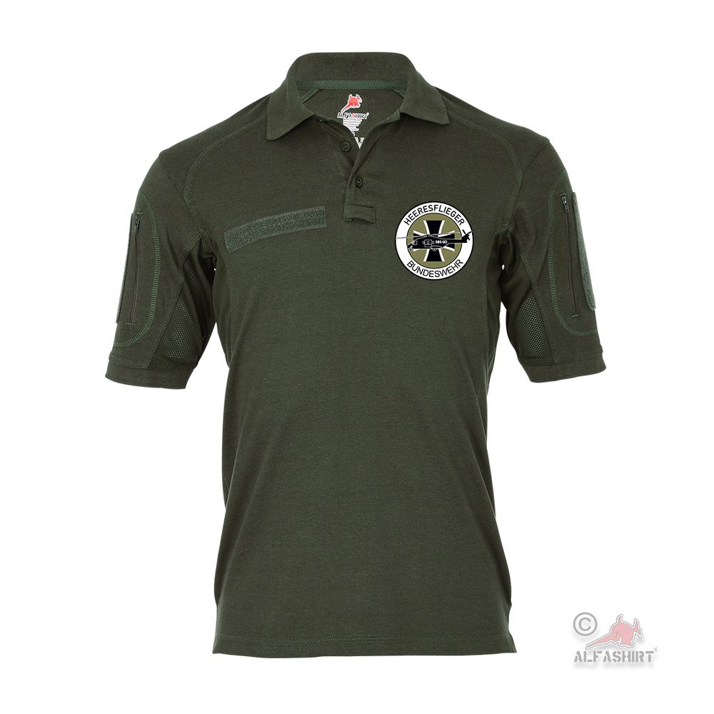 Tactical Polo Heeresflieger Bundeswehr NH90 Transporthubschrauber T-Shirt#37457