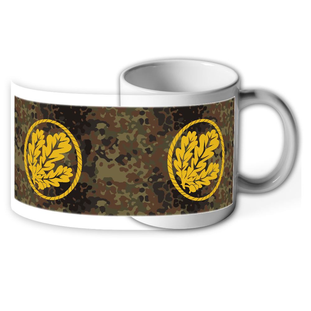 Jäger Jagdschutz Förster Abzeichen Barettabzeichen Bundeswehr Tasse #1957
