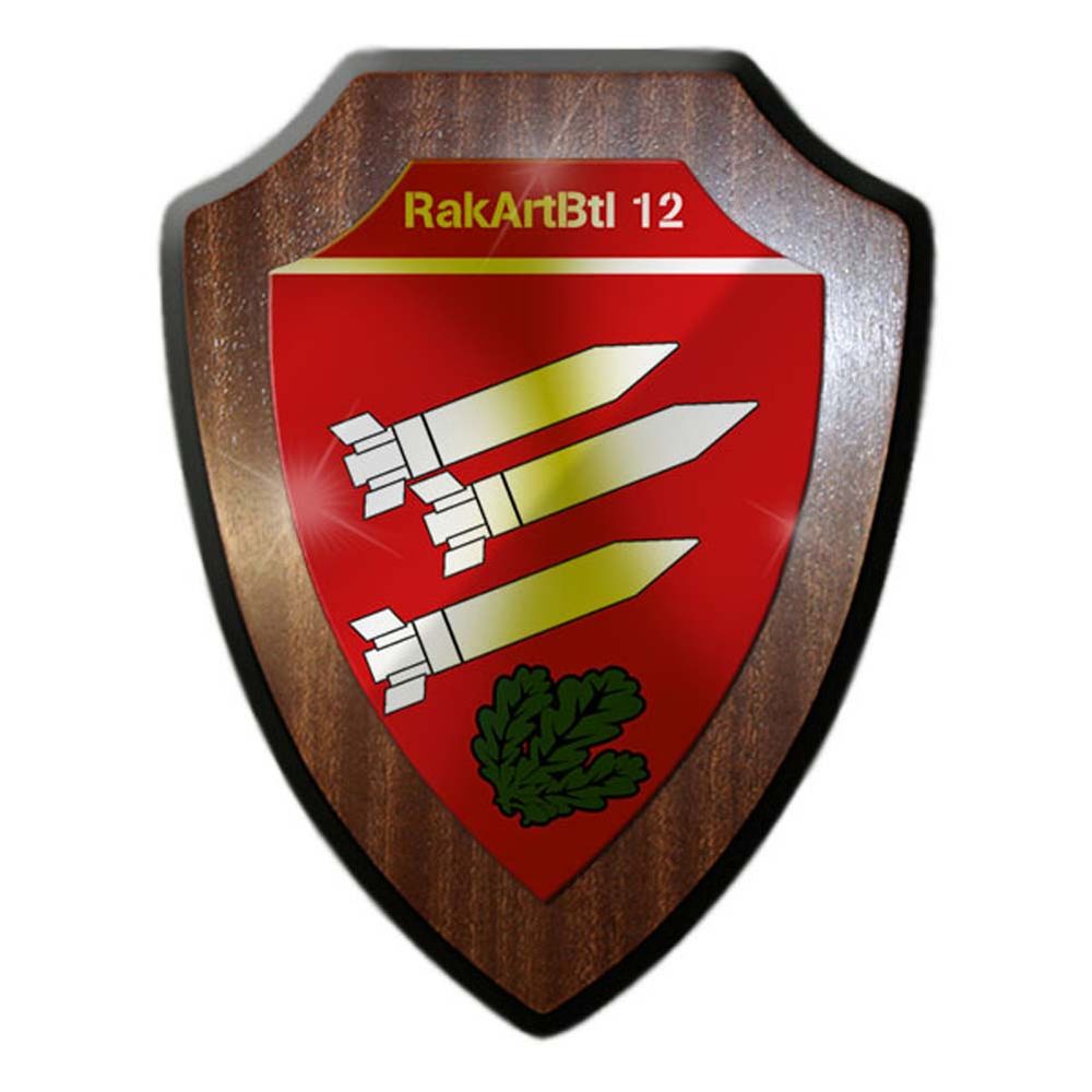 Wappenschild RakArtBtl 12 Raketenartilleriebataillon Bundeswehr Wappen #24586