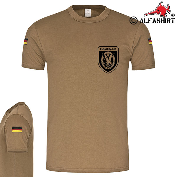 BW Tropen Fernspähkompanie 300 altes Wappen FeSpähKp FSK Tropenshirt #17473