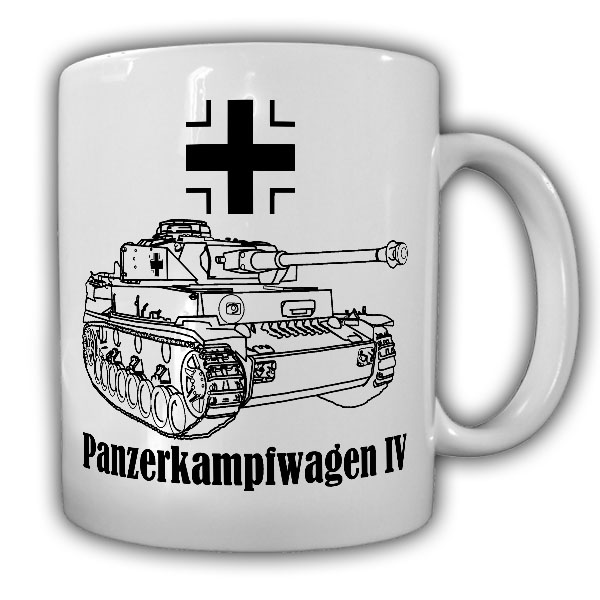 Panzerkampfwagen IV deutscher Panzer 4PzKpfw SdKfz 161 Tasse #15757