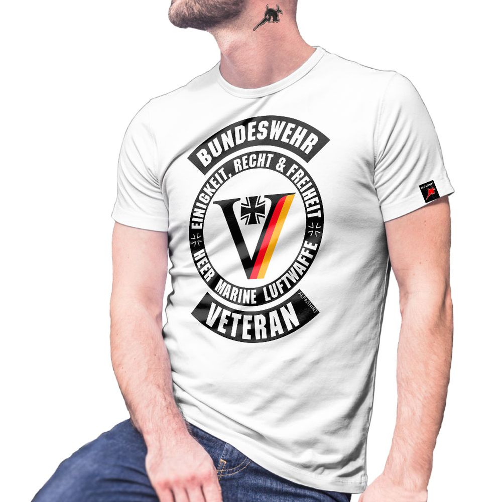 Use Veteran Bundeswehr Mali Kosovo Afghanistan Army Navy - T Shirt # 27815
