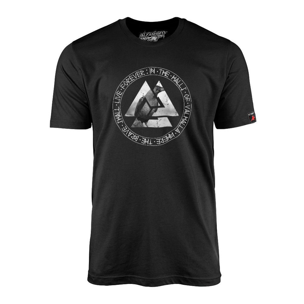 Valknut Odin Valhalla Wikinger Halle der Gefallenen Götter Odin T-Shirt #36412