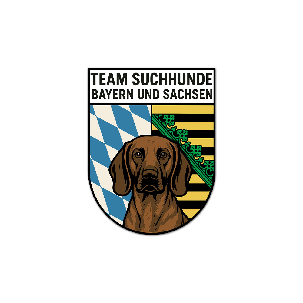 Team Search Dogs Bavaria Bavarian Mountain Hound Sticker 20cm #A7395