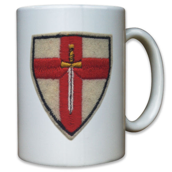 1 Armee Army embroid British Royal Army Great Britain - Kaffee #11491