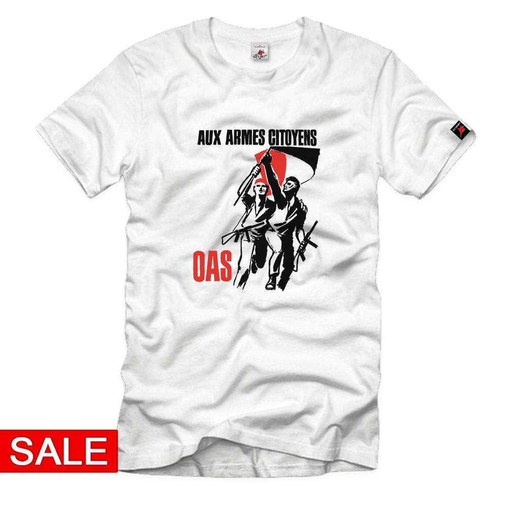 SALE shirt size L - OAS Aux armes Citizens #R734