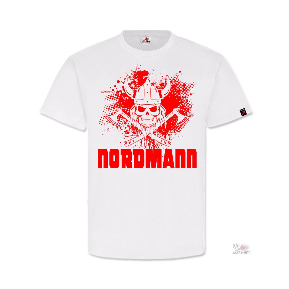 Nordmann Vikings Denmark Finland Sweden Norway T-Shirt # 32159