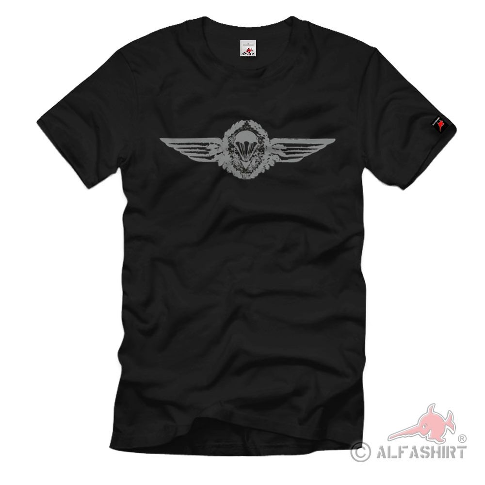 German parachutist badge level 2 Bundeswehr T Shirt # 1378