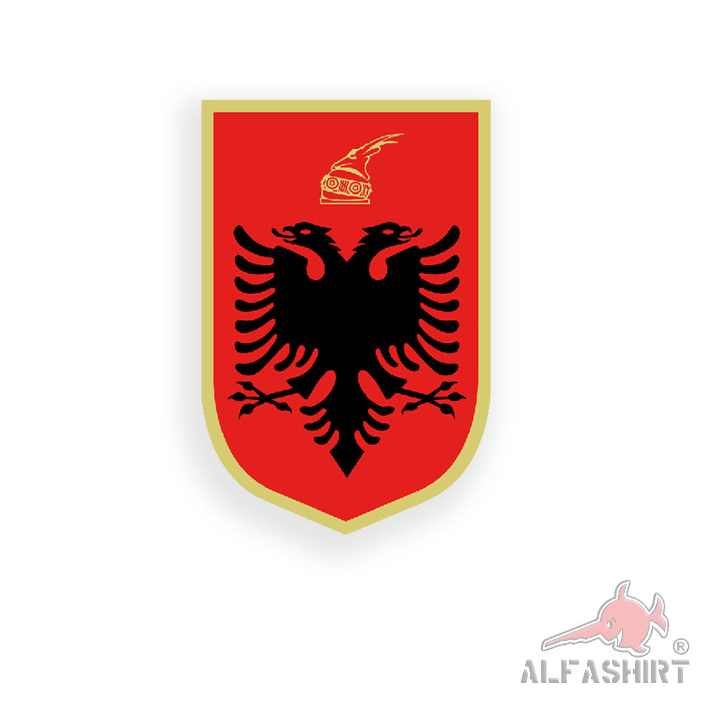 Sticker Albania Shqiperia Tirana Albanian Republic 5x7cm A2976