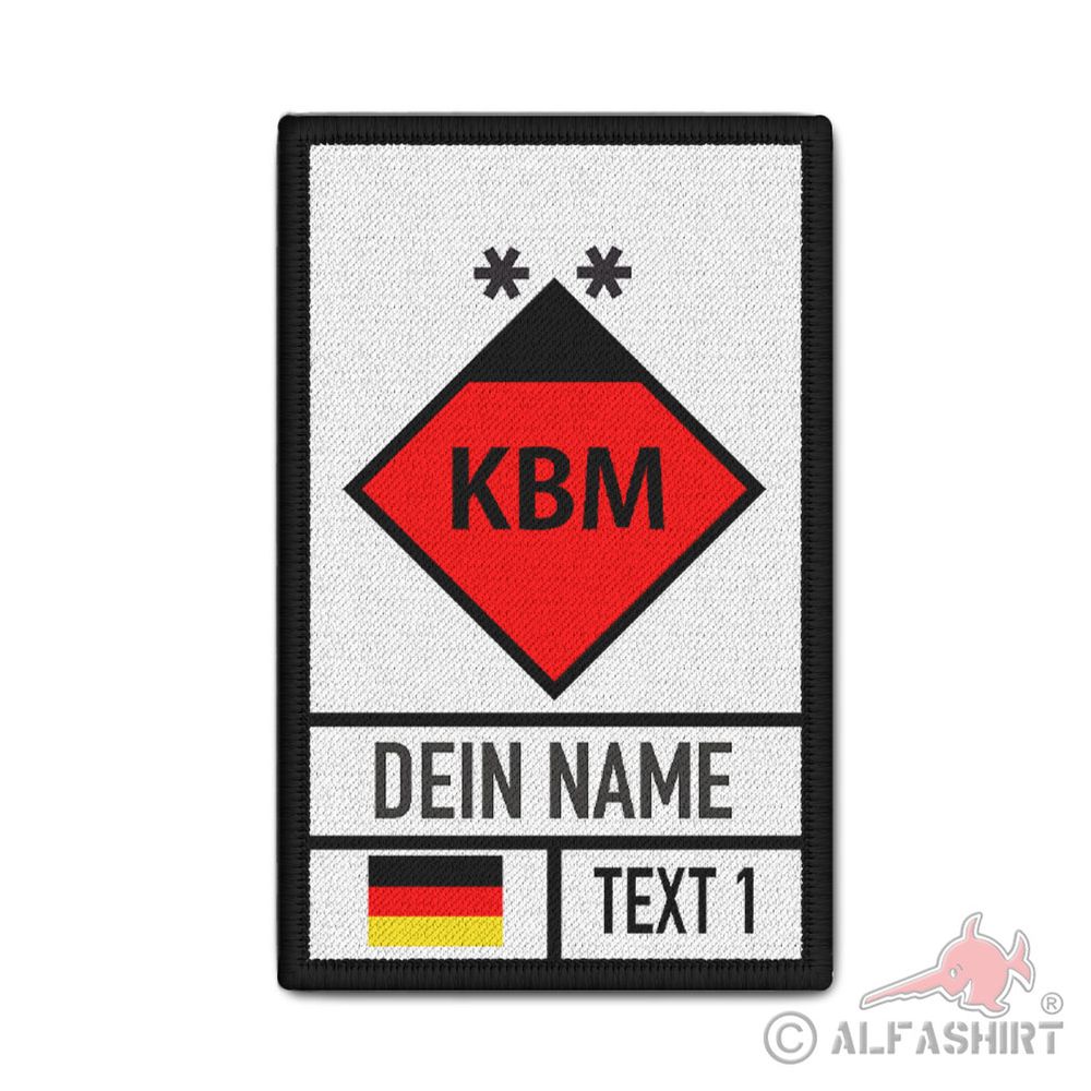 Patch personalisiert Kreisbrandmeister KBM Feuerwehr #41357