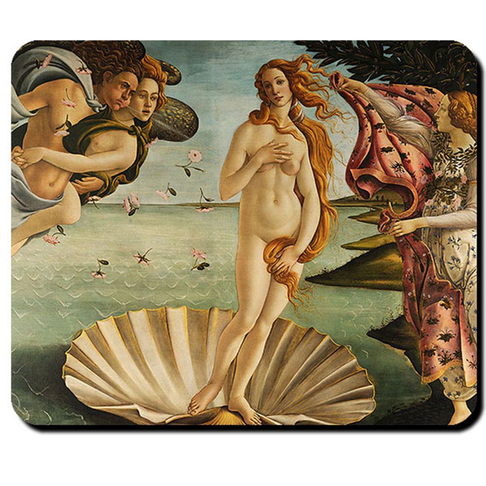 Sandro Botticelli Geburt Venus Aphrodite Mythologie Griechenland Mauspad #16419