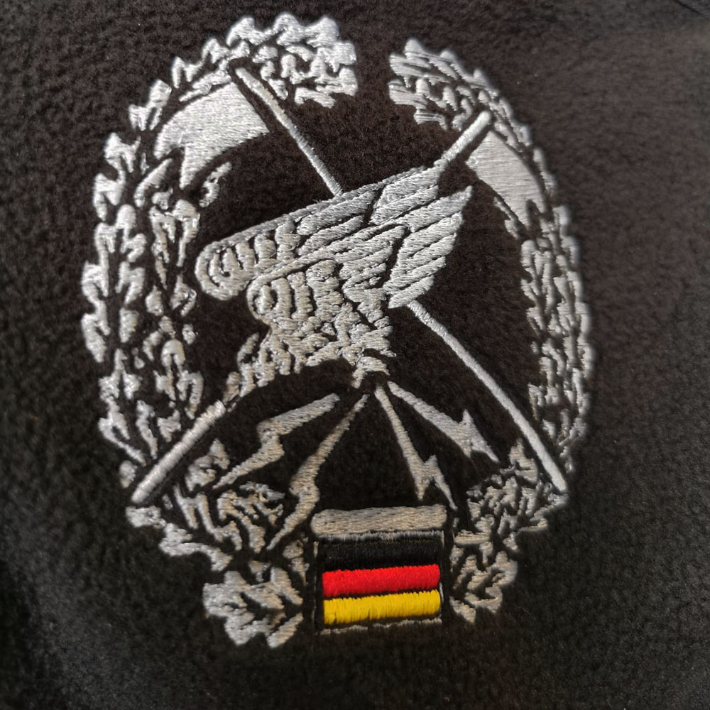 Combat Fleece Jacket Embroidered Fernspäher Fernspähkompanie Bundeswehr #30483