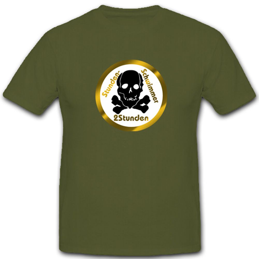 Stundenschwimmer Abzeichen Schwimmen Kampfschwimmer Gold - T Shirt #4294