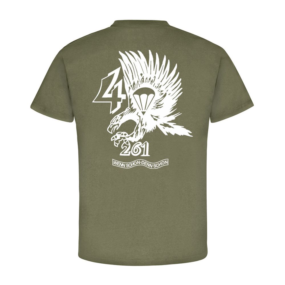 4 Kp FschJgBtl 261 Fallschirmjägerbataillon Lebach Bundeswehr - T Shirt #9777