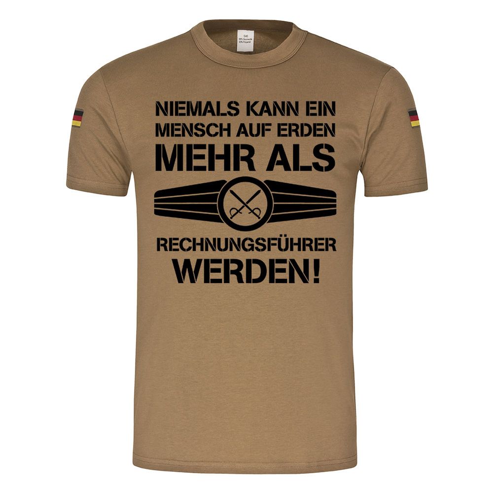 BW Tropen Rechnungsführer Refü Bundeswehr Spruch bester Mensch Fun Stab #23302