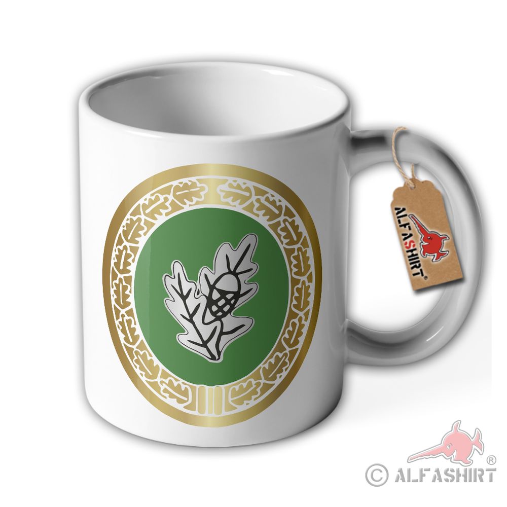 Cup lone fighter Bundeswehr badge, coffee mug, mug # 36266