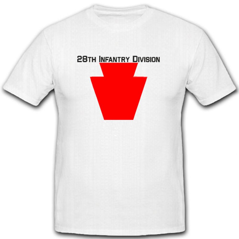 US 28th Infantry Division SSI USA World War II T-Shirt Patch - T Shirt #8012