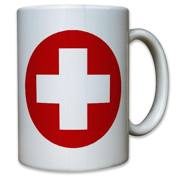 Switzerland swiss cockade flag flag emblem badge - cup # 11589