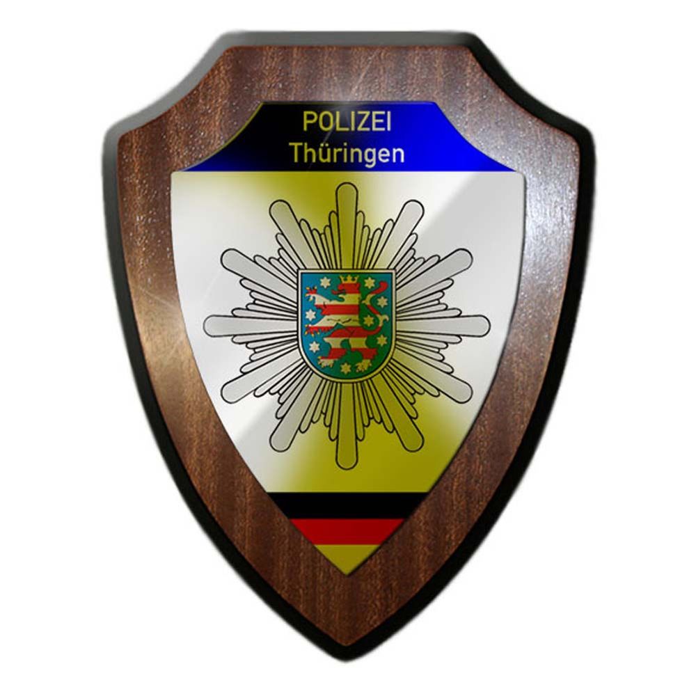 Wappenschild Polizei Thüringen Wappen Abzeichen Erfurt Deko Büro #23073