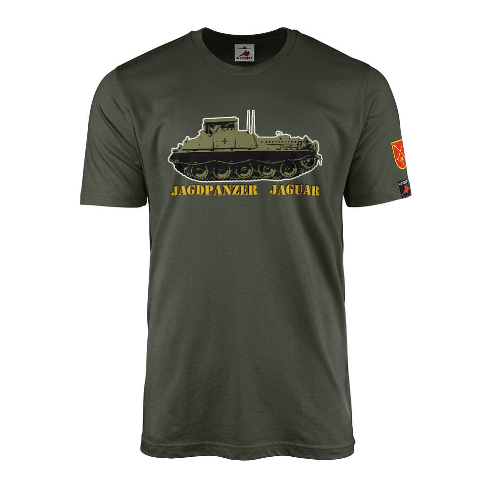 T-Shirt PzJgKp 60 Panzerjägerkompanie Jagdpanzer Jaguar Wappen  #47445