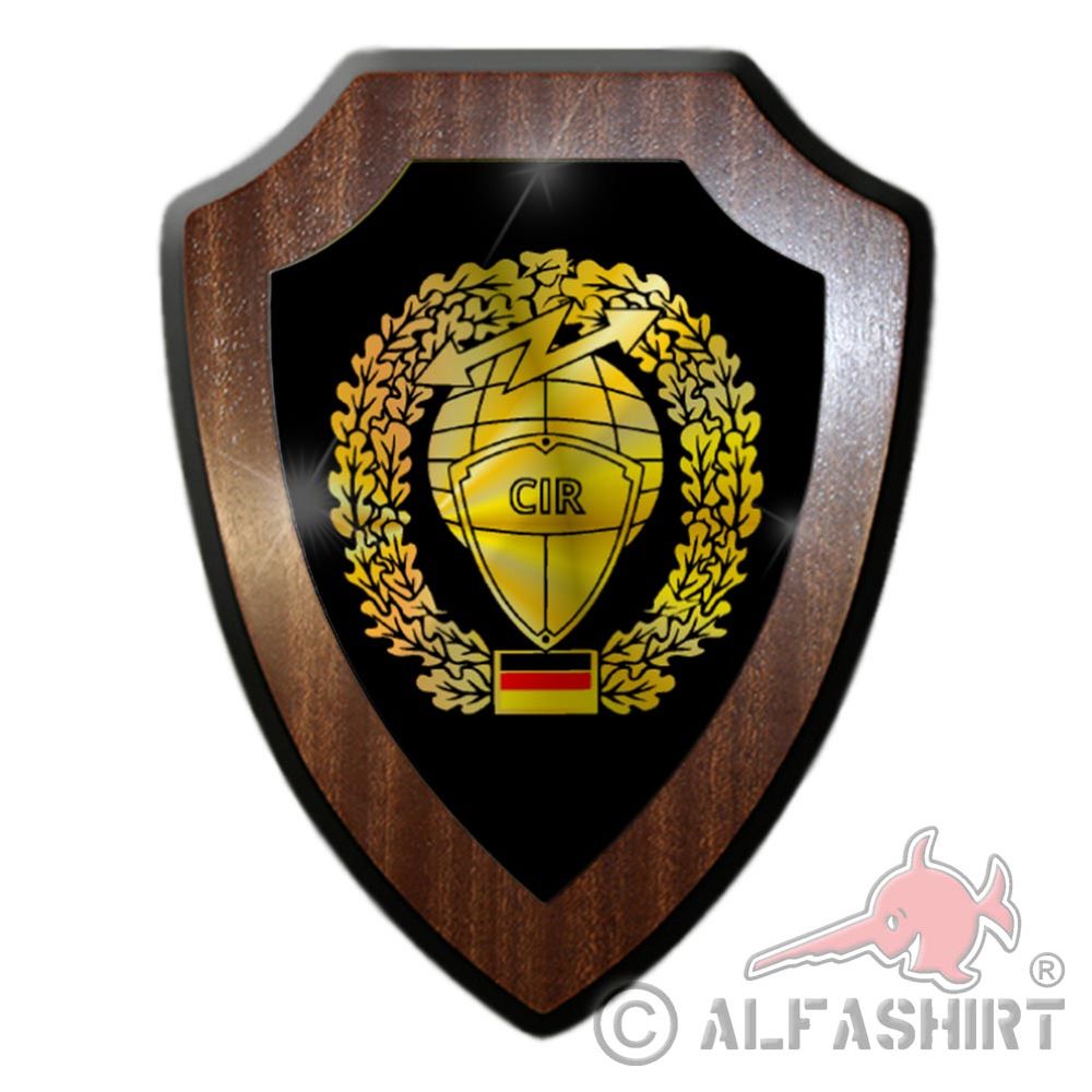 Heraldic shield CIR beret badge Wall shield Bundeswehr barracks Mannheim Offzheim decoration # 31122