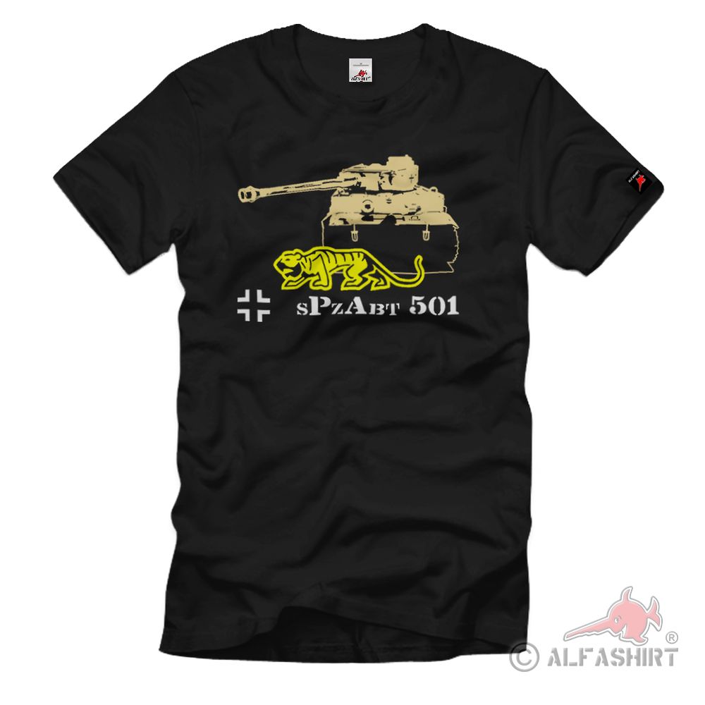 sPzAbtl 501 Heavy Tank Department Unit Btl Panzer Division T Shirt # 1248