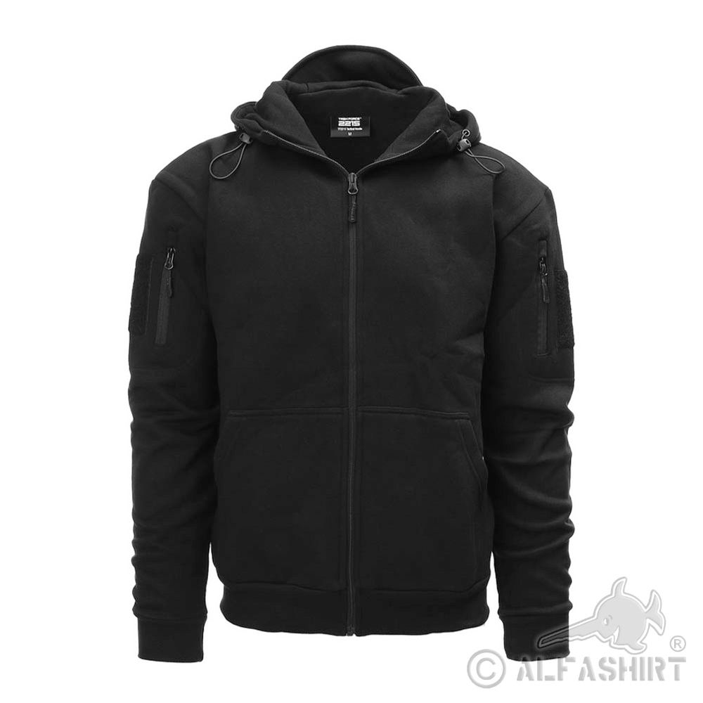 Tactical Hoodie Zipper Hooded Sweater Jacket Bundeswehr Zipper # 37481