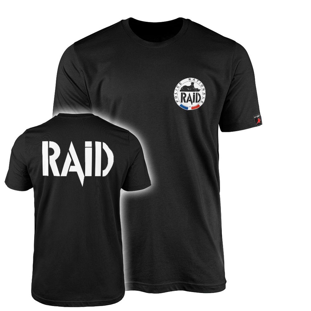 RAID Police nationale Recherche Assistance Intervention Dissuasion T-Shirt 21353