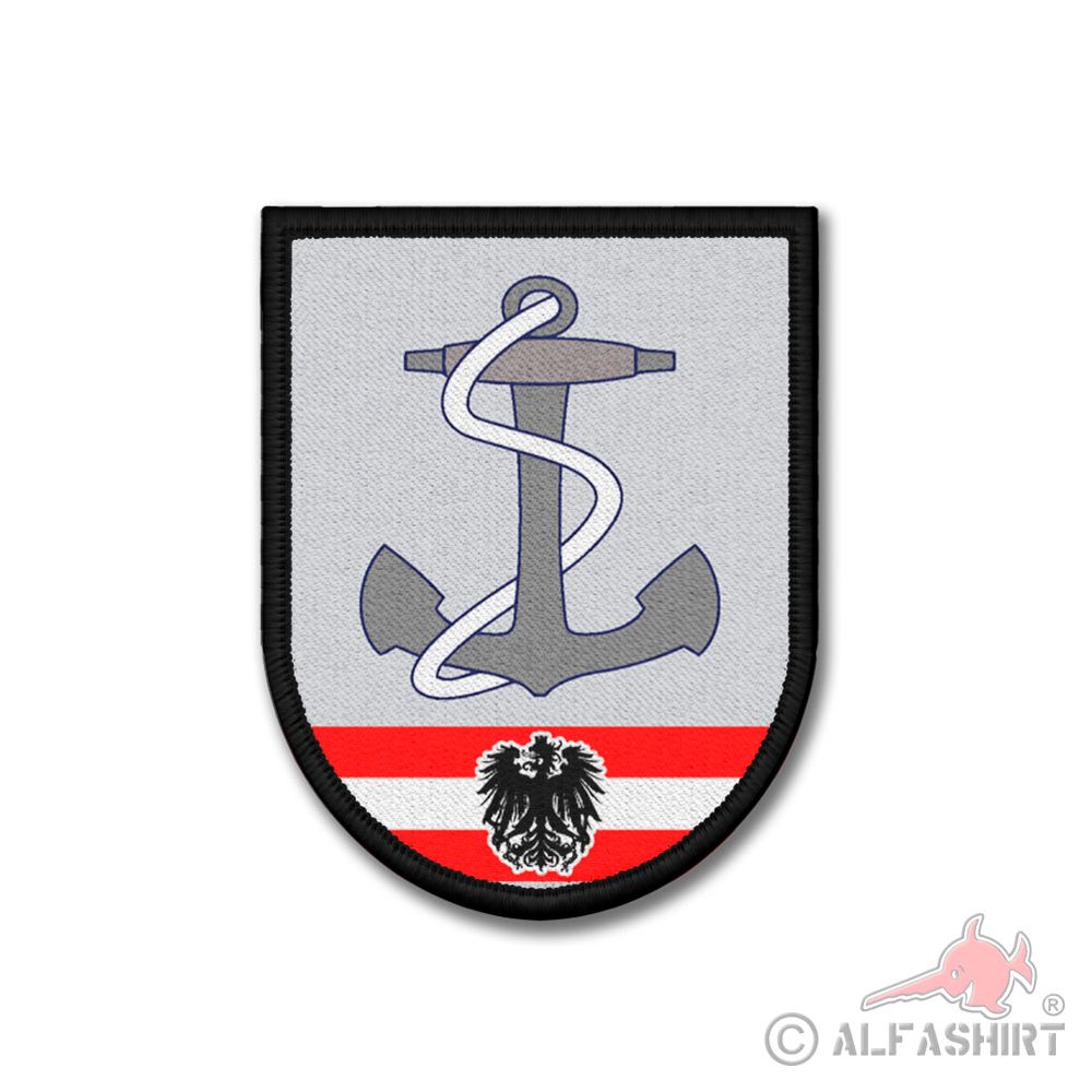 Patch Schiffsführer Polizei Österreich Aufnäher Abzeichen Donau 9x7cm #26189