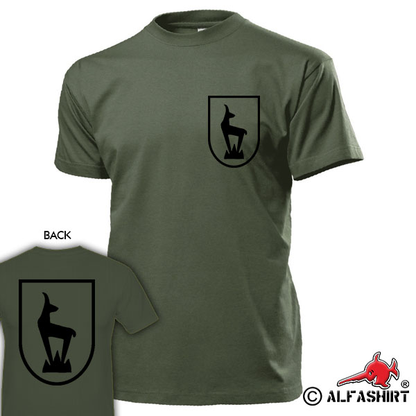 Gebirgsjäger Gams Alpen Bundeswehr Wappen Abzeichen Steinbock T Shirt #15211