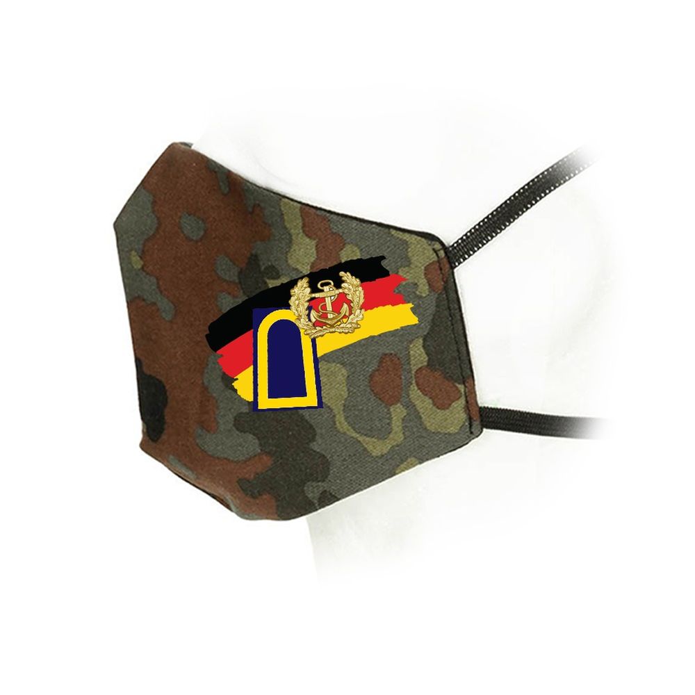 Flecktarn mask Marine Eckernförde rank badge Bundeswehr rank # 35951